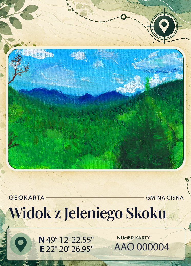 Geokarta: Widok z Jeleniego Skoku